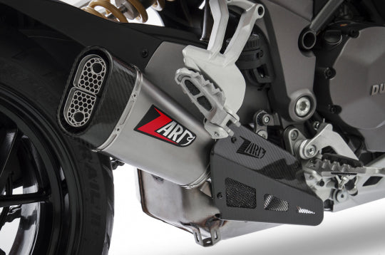 ZARD EXHAUST SLIP-ON SILENCER Ducati MULTISTRADA 1260 2018-19 SHORT VERSION ZD021STR-FC