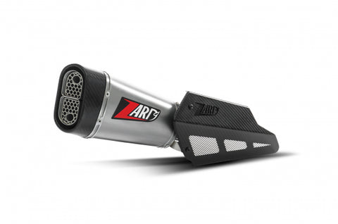 ZARD EXHAUST SLIP-ON SILENCER Ducati MULTISTRADA 1260 2018-19 SHORT VERSION ZD021STR-FC