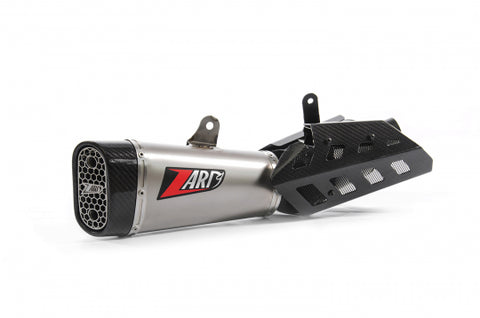 ZARD EXHAUST SLIP-ON SILENCER Triumph STREET TRIPLE 765 2017-19 SHORT VERSION ZTPH089STR-FC