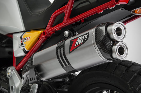 ZARD EXHAUST SILENCER Moto Guzzi V85 TT M.Y. 2019 SLIP-ON VERSION ZG085SSR