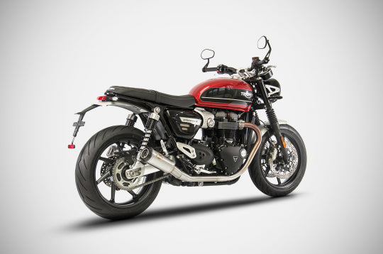 ZARD EXHAUST N. 2 SLIP-ONS Triumph SPEED TWIN M.Y. 2018-19 SP VERSION ZTPH093SSR
