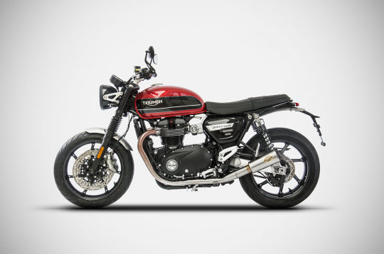 ZARD EXHAUST N. 2 SLIP-ONS Triumph SPEED TWIN M.Y. 2018-19 SP VERSION ZTPH093SSR