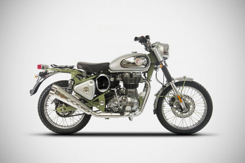 ZARD EXHAUST SLIP-ON ROYAL ENFIELD BULLET TRIALS 500 M.Y. 2019 LIMITED EDITION ZRE540SSR