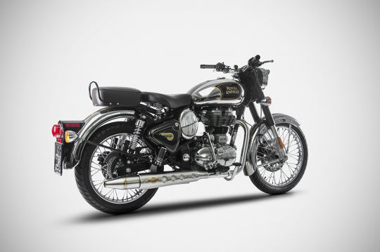 ZARD EXHAUST SLIP-ON ROYAL ENFIELD CLASSIC M.Y. 2019 CONICAL VERSION ZRE539SSR