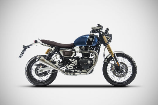 ZARD EXHAUST FULL KIT Triumph SCRAMBLER 1200 M.Y. 2019 LOW MOUNTED VERSION ZTPH094SKR