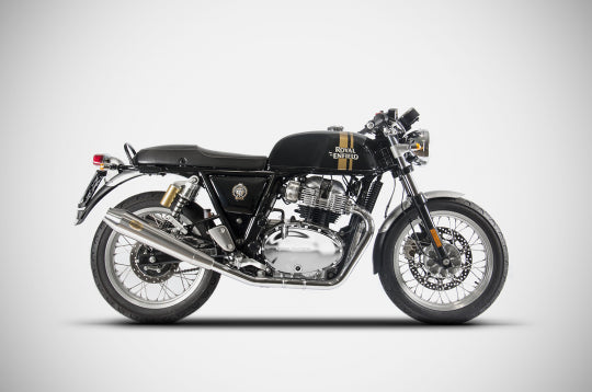 ZARD EXHAUST N. 2 SLIP-ONS ROYAL ENFIELD CONTINENTAL GT / INTERCEPTOR M.Y. 2019 CONICAL VERSION ZRE536SSR