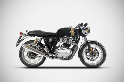 ZARD EXHAUST N. 2 SLIP-ONS ROYAL ENFIELD CONTINENTAL GT / INTERCEPTOR M.Y. 2019 CONICAL VERSION ZRE536SSR