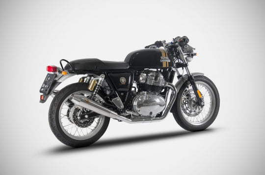 ZARD EXHAUST N. 2 SLIP-ONS ROYAL ENFIELD CONTINENTAL GT / INTERCEPTOR M.Y. 2019 CONICAL VERSION ZRE536SSR