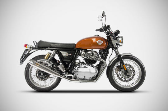 ZARD EXHAUST N. 2 SLIP-ONS ROYAL ENFIELD CONTINENTAL GT / INTERCEPTOR M.Y. 2019 CONICAL VERSION ZRE536SSR