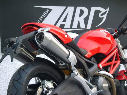 ZARD EXHAUST SILENCERS Ducati MONSTER 696/796/1100 CONICAL VERSION ZD115SSR