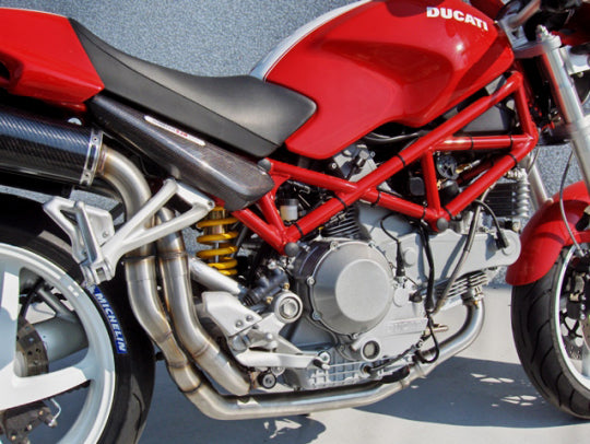 ZARD EXHAUST HEADER KIT + HIGHT MOUNTED SILENCERS Ducati MONSTER S4R 2>2 LH-RH VERSION ZD017SKR