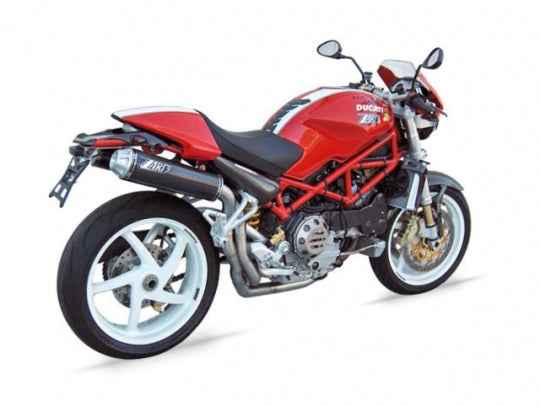 ZARD EXHAUST HIGHT MOUNTED SILENCERS Ducati MONSTER S2R 1000 LH-RH VERSION ZD024LSR-1