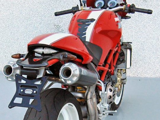 ZARD EXHAUST HIGHT MOUNTED SILENCERS Ducati MONSTER S4RS - T. STRETTA LH-RH VERSION ZD028LSR-1