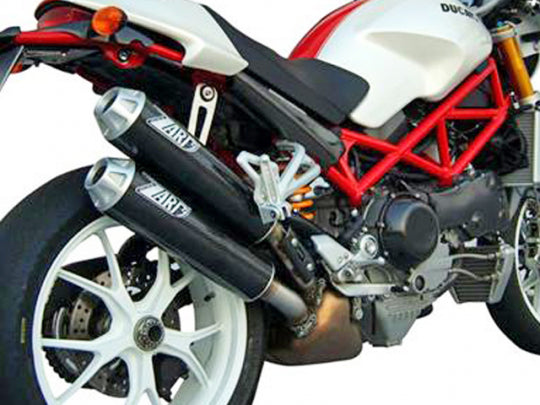 ZARD EXHAUST SILENCERS Ducati MONSTER S4RS - T. STRETTA OVERLAPPED VERSION ZD028HSR-1