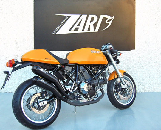 ZARD EXHAUST SILENCERS Ducati SPORT 1000 & PAUL SMART 2005/08 OVERLAPPED VERSION ZD019SSR