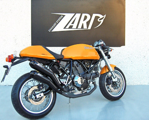 ZARD EXHAUST SILENCERS Ducati SPORT 1000 & PAUL SMART 2005/08 OVERLAPPED VERSION ZD019SSR