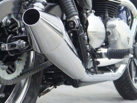 ZARD EXHAUST POLISHED SILENCERS FOR BONNEVILLE SE Triumph Bonneville INJECTION ZTPH041SSR