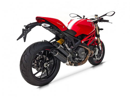 ZARD EXHAUST SILENCERS Ducati MONSTER 1100 EVO OVERLAPPED VERSION ZD118CSR