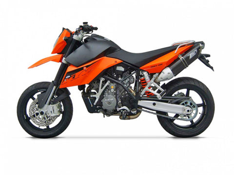 ZARD EXHAUST HIGH MOUNTED SILENCERS KTM KTM 950 SM-SMT 2006/08 PENTA VERSION ZKTM221ASR