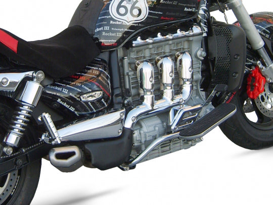 ZARD EXHAUST PENTA SILENCERS KIT Triumph ROCKET III STEEL-ALUMINIUM ZTPH037AKS