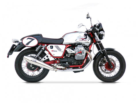 ZARD EXHAUST M.Y. 09-10 HEADERS KIT Moto Guzzi V7 CAFÈ RACER-CAFÈ CLASSIC STEEL VERSION ZG075SCR