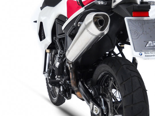 ZARD EXHAUST SILENCER BMW F 800 GS 2008/15 CONICAL VERSION ZBMW 524 SSR-S