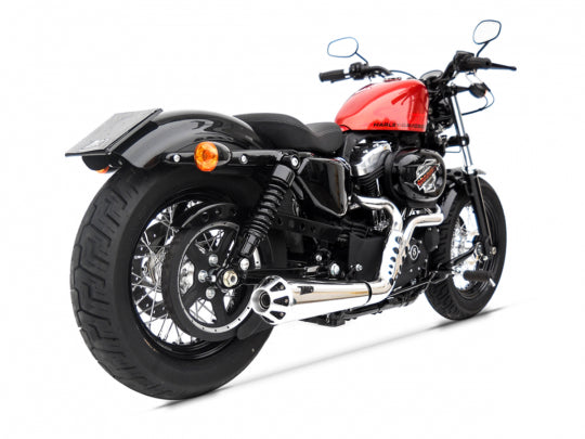 ZARD EXHAUST 2>1 FULL KIT Harley-Davidson SPORTSTER M.Y. 03-13 CONICAL VERSION ZHD 527 SKR