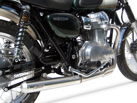 ZARD EXHAUST 2>1 FULL KIT Kawasaki W 800 2010/17 CROSS VERSION ZKAW172SKR