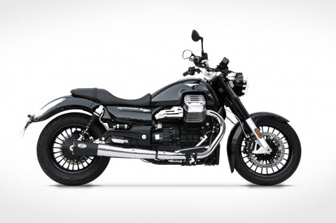 ZARD EXHAUST N. 2 SILENCERS Moto Guzzi CALIFORNIA > M.Y. 2013 BLACK VERSION ZG078SSR
