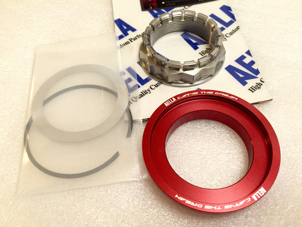 AELLA TITANIUM REAR AXLE NUT & ALUMINUM TAPER CORN SET FOR DUCATI PANIGALE 1199 1299 DIAVEL STREETFIGHTER 1098  AT-DU 105