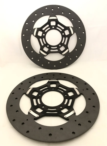 SICOM T-DRIVE CARBON FIBRE + CERAMIC COMPOSITE DISCS SET FOR DUCATI AND MV AGUSTA