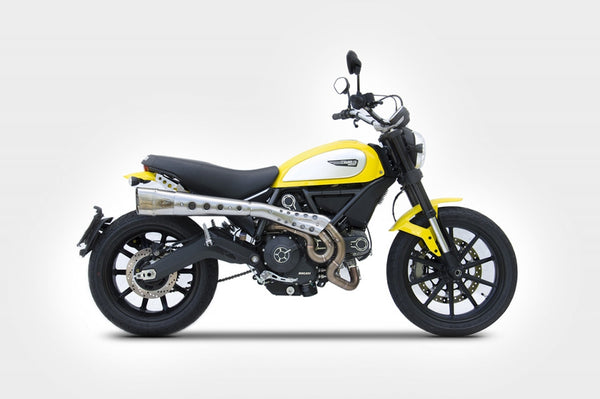 ZARD DUCATI SCRAMBLER HIGH MOUNT FULL SYSTEM EXHAUST / ZD777SKR - DennisPowerSport - 1