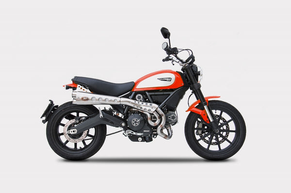 ZARD DUCATI SCRAMBLER LIMITED EDITION HIGH MOUNT FULL SYSTEM EXHAUST / ZD779SKR - DennisPowerSport - 1