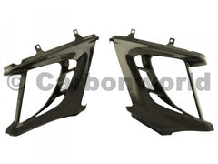 CARBON FUEL RADIATOR COVER FOR DUCATI DIAVEL BY CARBONWORLD