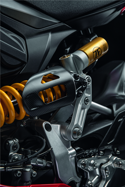 DUCATI PERFORMANCE PANIGALE V2 Carbon cover for rear shock absorber