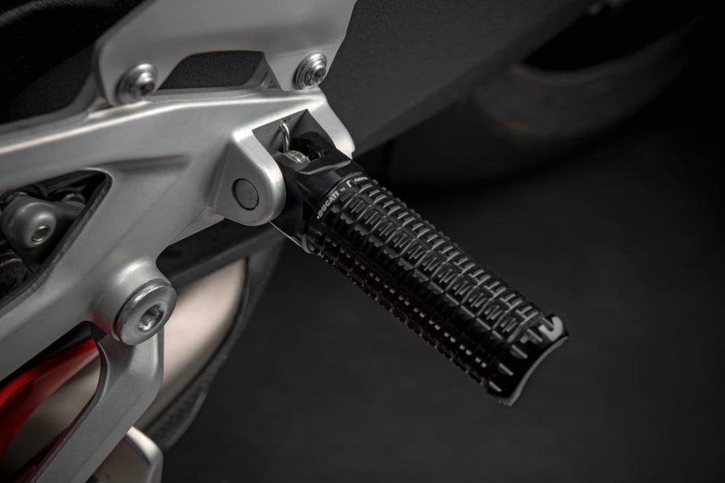 Front Foot Pegs L R FITS Ducati Scrambler Extra Wide MX Maximum
