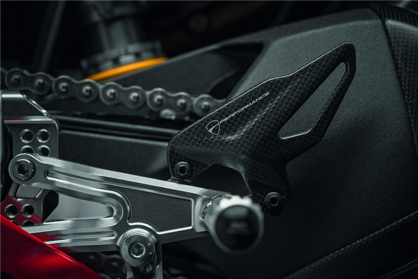 DUCATI PANIGALE V4 CARBON HEEL GUARDS 96981061A
