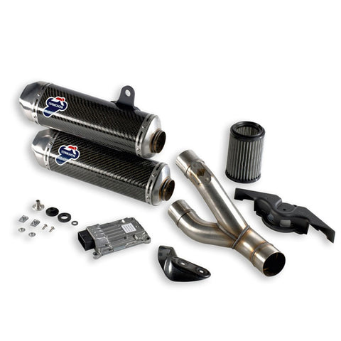 TERMIGNONI DUCATI MONSTER 1100 EVO CARBON SLIP-ON EXHAUST / 96458811B - DennisPowerSport - 1