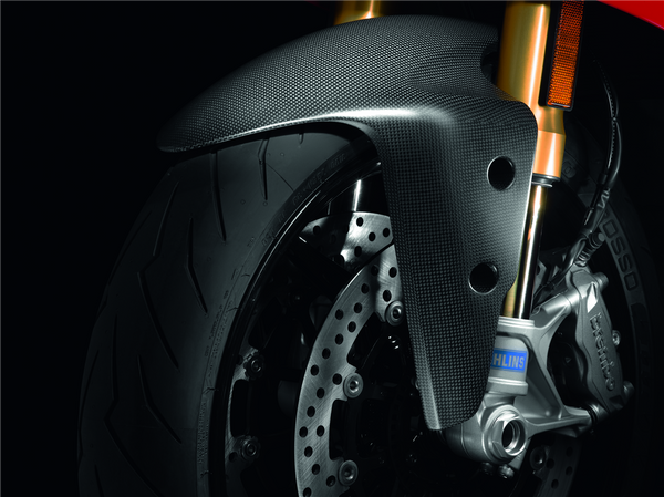 DUCATI SUPERSPORT MATT CARBON FIBRE FRONT MUDGUARD 96980921A