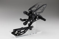 AELLA Riding rear sets for "STREET" BMW S1000RR 2019- anodized (no color/ black) AE-10091
