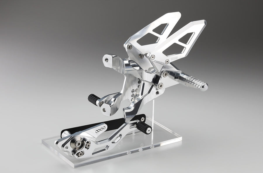 AELLA Riding rear sets for "SPORT" BMW S1000RR 2019- Machinning finised/ Special anodized colors AE-10092PO
