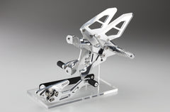 AELLA Riding rear sets for "SPORT" BMW S1000RR 2019- Machinning finised/ Special anodized colors AE-10092PO