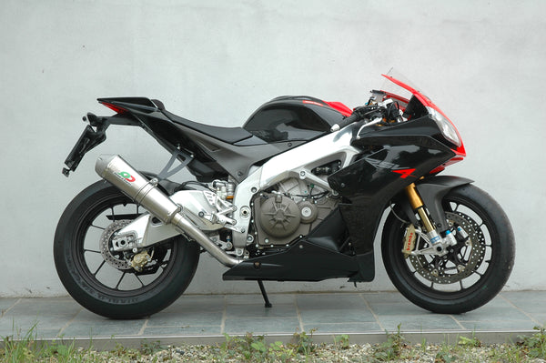 QD EXHAUST APRILIA Aprilia RSV4 Magnum Series “Slip-On” muffler Tri-cone titanium