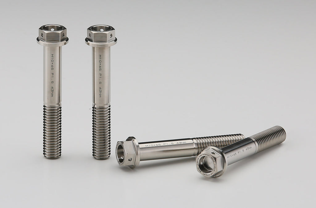 AELLA Titanium Caliper Bolt for BMW (M10 × L60 P1.50) AT-BM001