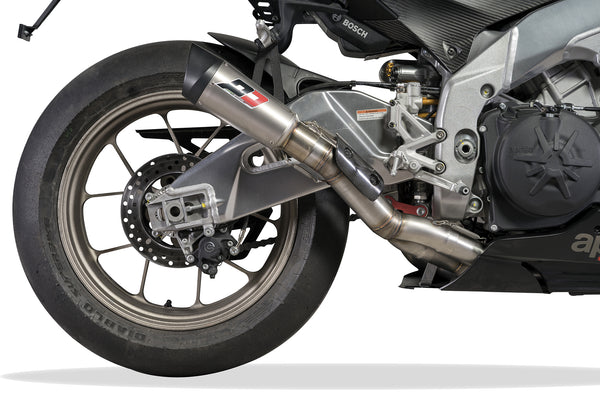 QD EXHAUST APRILIA Semi Full system Titanum Gunshot muffler RACING
