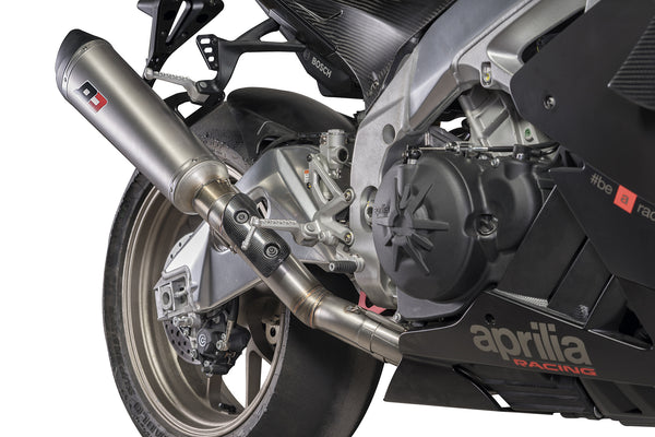 QD EXHAUST APRILIA Semi Full System Titanium Tronco Cono euro4