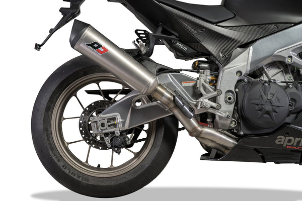 QD EXHAUST APRILIA Semi Full System Titanium Tronco Cono euro4