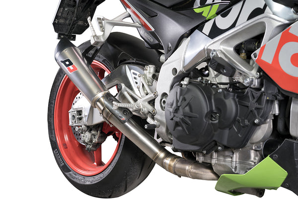 QD EXHAUST APRILIA Slip-on Titanum Tri-Cone RACING