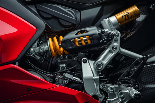 DUCATI PERFORMANCE PANIGALE V2 Carbon cover for rear shock absorber