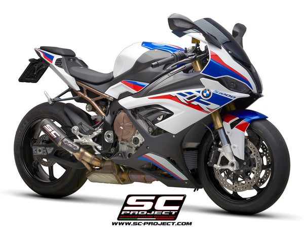 SC BMW S 1000 RR (2019 - 2020) CR-T Muffler, with Titanium mesh on exit muffler B33-38TR